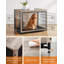 Meuble pour cage Lofland avec portes doubles pour petits et grands chiens-58613594-12038044
