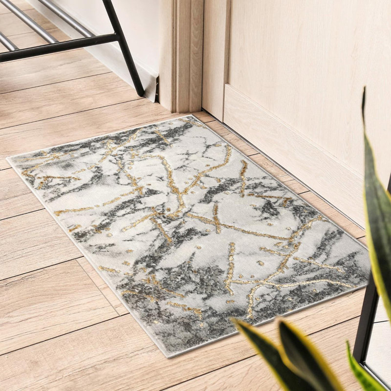 Lyth Abstract Indoor Rug, Rectangle 2' x 3'