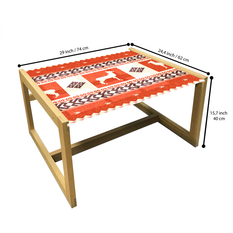 Jakolbi Sled Coffee Table, 62cm H x 74cm W x 40cm D