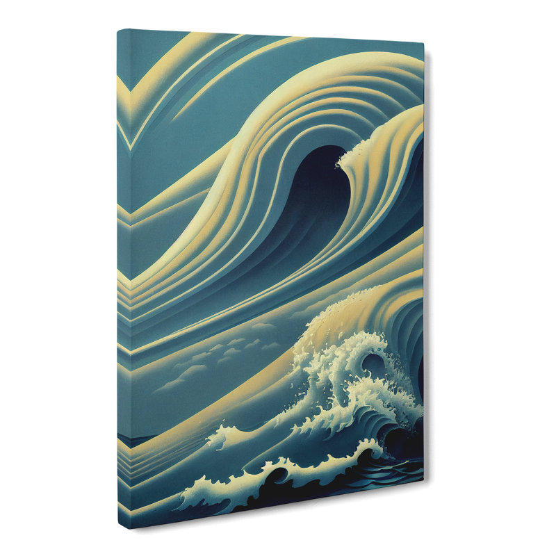 Sea View Abstract Vol.2 - Wrapped Canvas, 76cm H x 50cm W x 3cm D