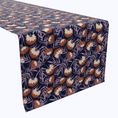 Fabric Textile Products, Inc. Table Runner, 100% Cotton, Floral 43