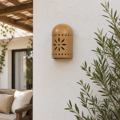 Heritage Clay Light Cover In Natural Dome