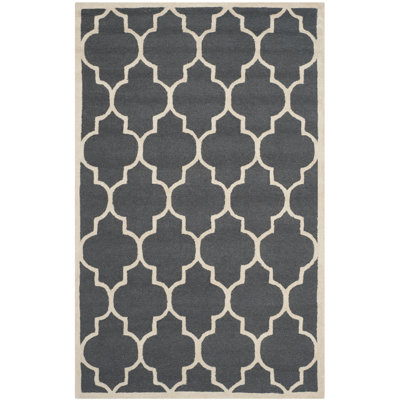 Cannen Hand Tufted Wool Geometric Rug