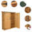 5.3 ft. x 4.5 ft. Solid Wood Lean-To Tool Garden Storage Shed-108742075