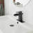 Waterfall Single Hole Single-Handle Low-Arc Bathroom Faucet-107519909