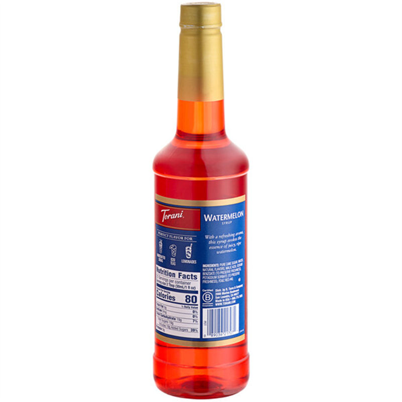 Sirop à saveur de melon d'eau Torani 750 ml 880607071