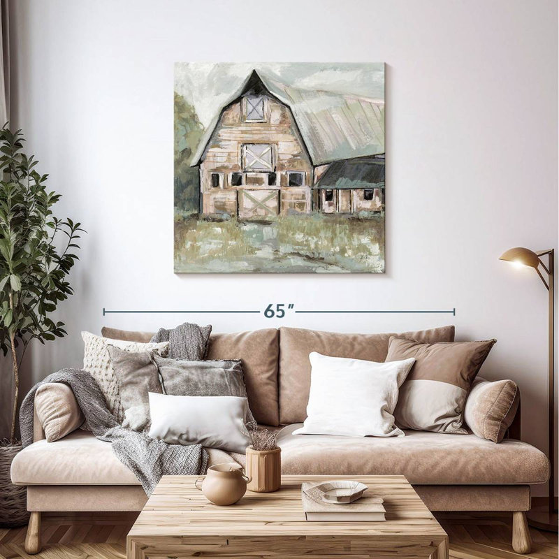 Lilie Going To The Country II Neutral, 39" H x 39" W