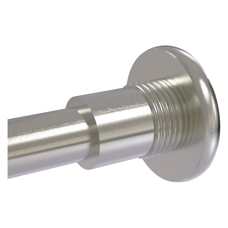 Supports de rideau de douche Goble, Nickel satiné