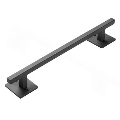 Barn Door Handle 12.6 In Rustic Heavy Duty Carbon Steel Garden Gate Pull Handle