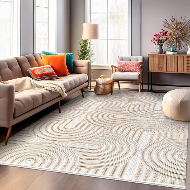 Stylish Area Rugs Soft Entryway Rug Pad Bedroom Rugs Non Slip Floor Mat Indoor Hallway Carpet BY001, Rectangle 200 x 290 cm