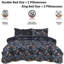 Cotton Blend Floral Bedspread with Pillowcases-109478377