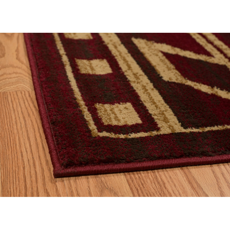 Tapis rouge Sayre, Tapis de couloir : 1 pi 11 po x 7 pi 2 po