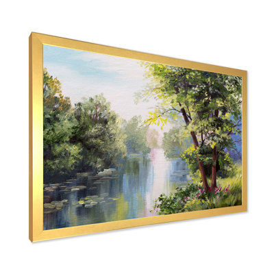 Peinture de paysage sur toile