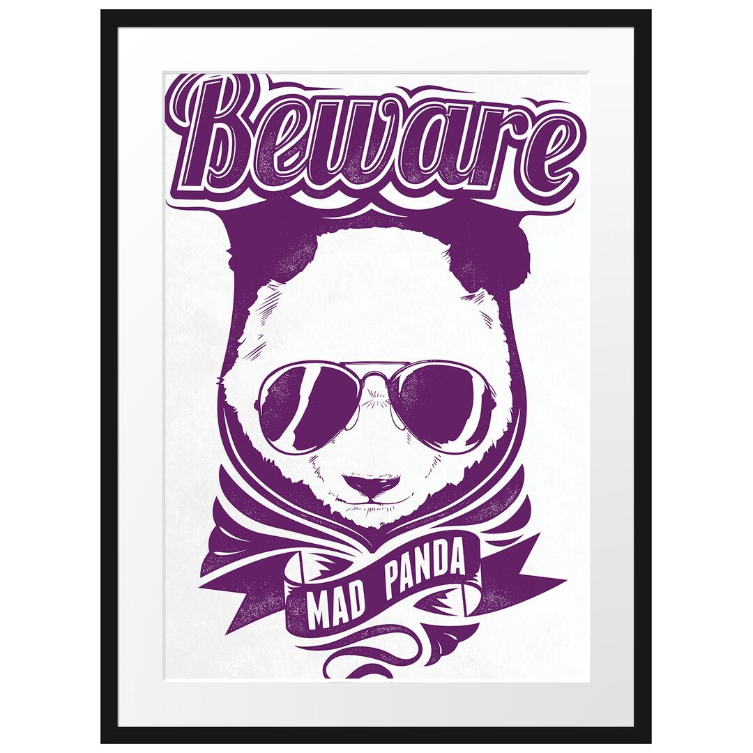 Gerahmtes Poster Mad Panda Light