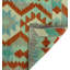 Tapis vert Kilim Batilde Sun