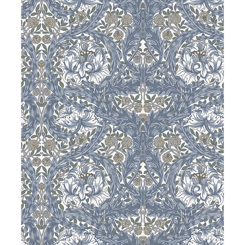 Rouleau de fleur de souci africain, Bleu