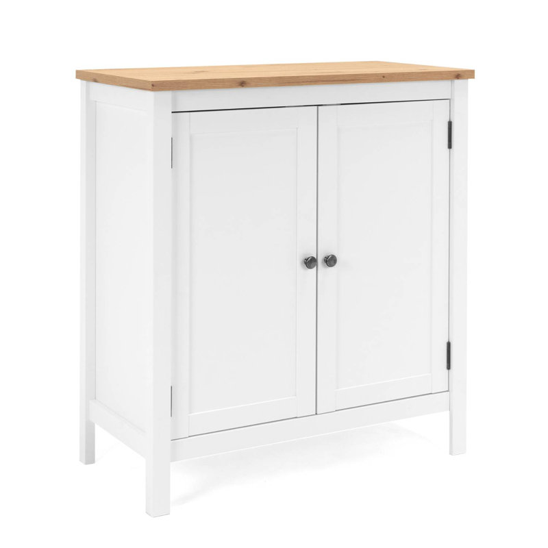 Zaha Solid Wood 2 - Door Standard Accent Cabinet