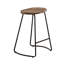 Ensemble de siège de selle en bois massif avec repose-pieds Alazia-412286914-412286968-412286971