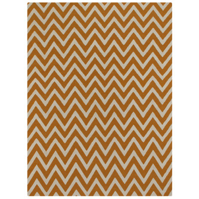 Wool Chevron Indoor Rug
