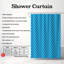 Rideau de douche Blue Stripes - Premium-1786761282