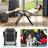 Halback Zero Gravity Chair, Folding Reclining Lounge Chair with Cushion, Headrest Support 400lbs-1867545428