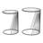 Glass Top Nesting Tables