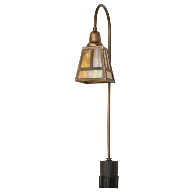 5.5" Square "T" Mission Shepherds Hook Landscape Fixture