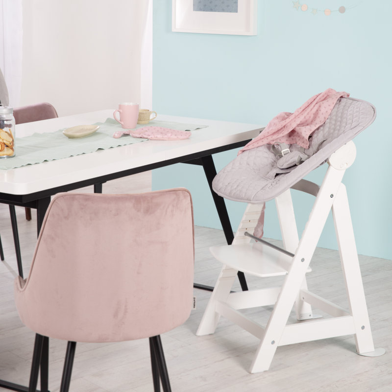 Hochstuhl Standard, White/Grey