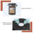 Airtight Coffee Canister With Measuring Spoon Grey