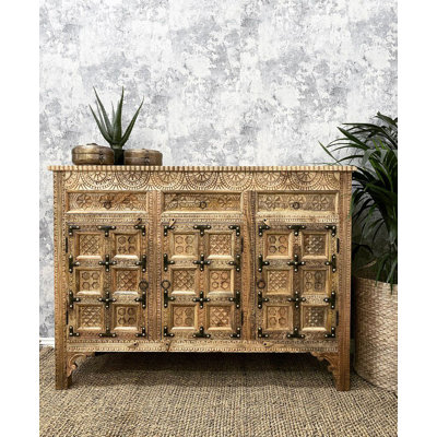 Aimee-Louise 143cm Solid Wood Sideboard
