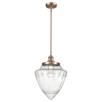 Luminaire suspendu géométrique unique 1 lumière