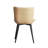 Heitger Leather Upholstered Side Chairs Modern Dining Chairs with Metal Legs, Dining Room Chair-1869799287