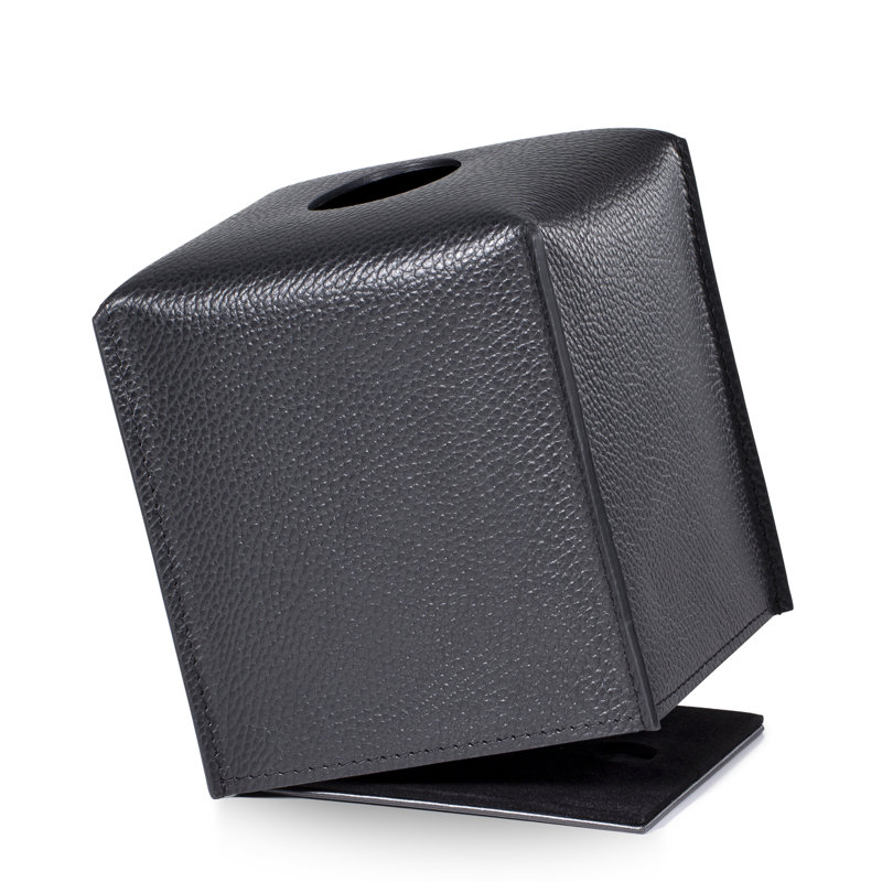 Piega Lychee Brown Tissue Cover, Black
