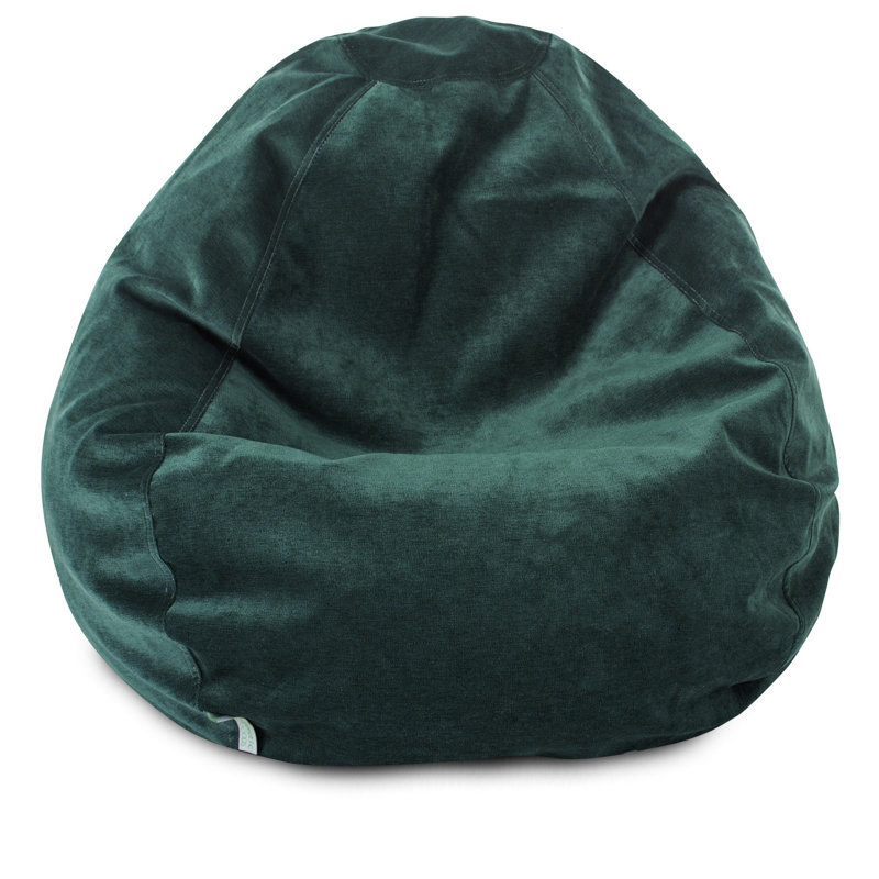 Fauteuil à billes standard, Marin, H 22 po x l 28 po x P 28 po, Sergé polyester