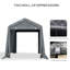 Ahriel 2.8m x 2.4m x 2.4m Plastic Apex Bike Shed