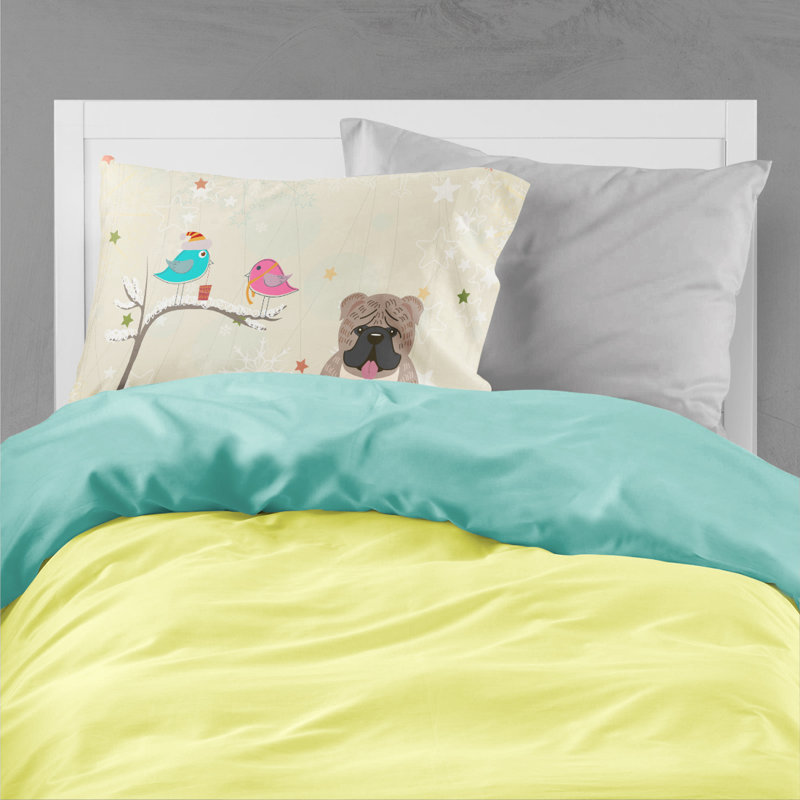 Microfiber, Gray English Bulldog Brindle