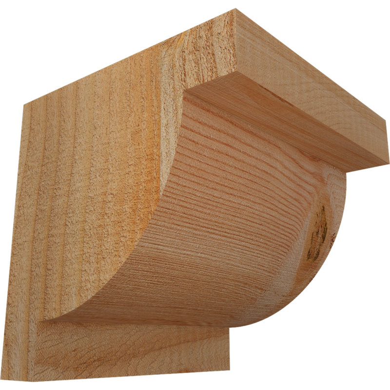 Corbeau alpin, H 6 po x l 6 po x P 6 po, Sapin de Douglas, Sciage brut