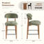 Chaise rembourrée en bois massif avec tabouret-1885920251-2143590159