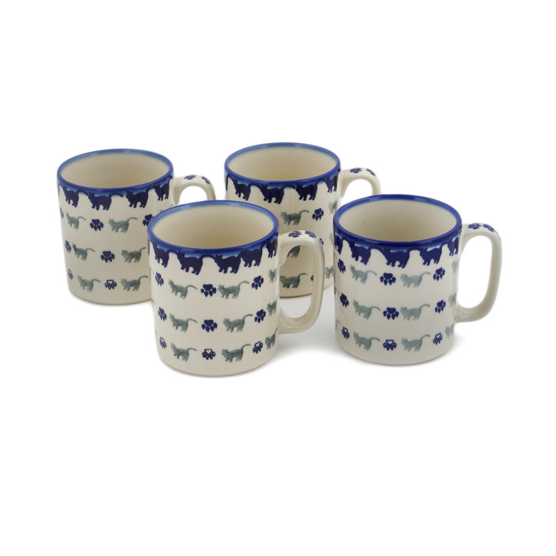 Handmade Stoneware Coffee Mug, 4