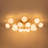 Carren 12 - Light Sputnik Glass Semi Flush Mount-112729379-110593345