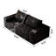 Upholstered 34.95 " Cotton Sofa