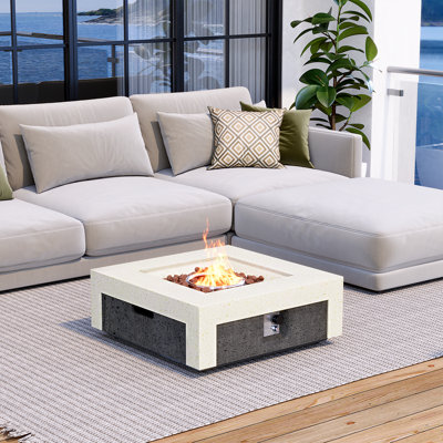 Concrete Propane Fire Pit Table