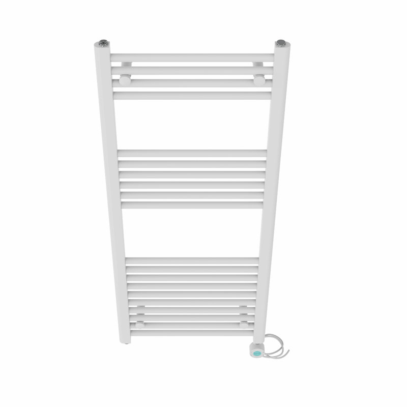 Arlandria Straight Towel Rail Heated Towel Rails, 120cm H x 50cm W x 3cm D, White