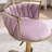 Kids' Swivel Desk Chair With Adjustable Height - Rolling Star Base & Woven Back - Golden Metal Study Chair-1417981773