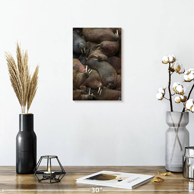 Brampt Walrus Rookery, 12" H x 8" W