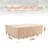 Premium Waterproof Outdoor Patio Rectangular Table Cover, Solution Dyed Rip-Stop Fabric, 3-Year Warranty-973682013-973681991