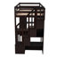 Multi-functional Wooden Loft Bed With Desk And Storage For A Stylish, Space-saving Bedroom