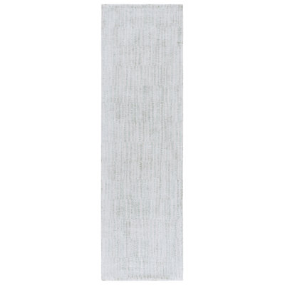 Alniyat 901 Hand Tufted Cotton/Polyester Abstract Indoor Use Only Rug in Green/Ivory