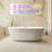 Lure 67 in. Freestanding Acrylic Flatbottom Soaking Bathtub in White