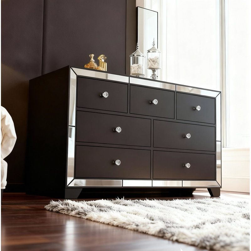 Fazeley 7 - Drawer Dresser, Black